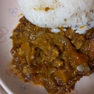 カレーの隠し味に味噌！（＾＾）